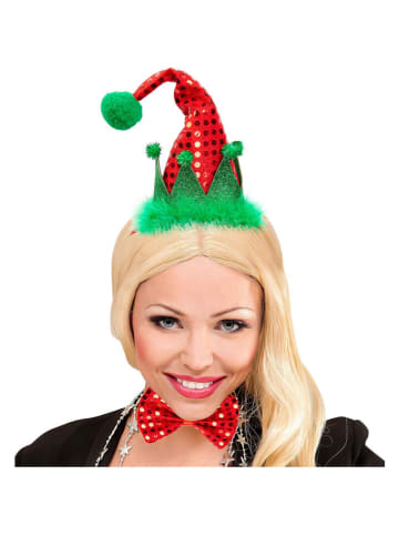 Widmann 2-delige accessoireset "Santa's Little Helper" rood/groen