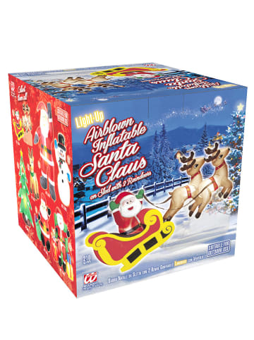 Widmann Dmuchany Święty Mikołaj ze wzorem - wys. 210 cm