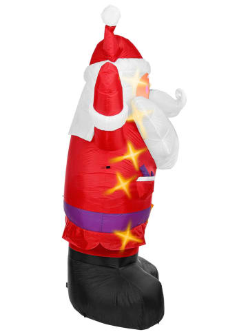 Widmann Dmuchany Święty Mikołaj w kolorze czerwonym - wys. 300 cm