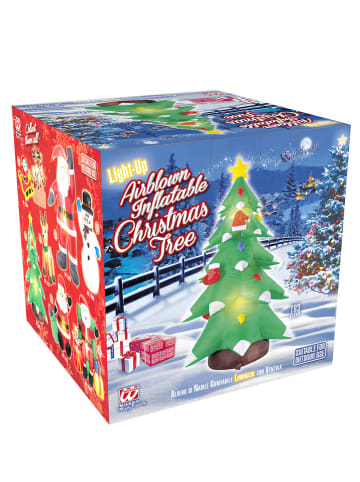 Widmann Aufblasbarer Weihnachtsbaum in Grün - (H)183 cm