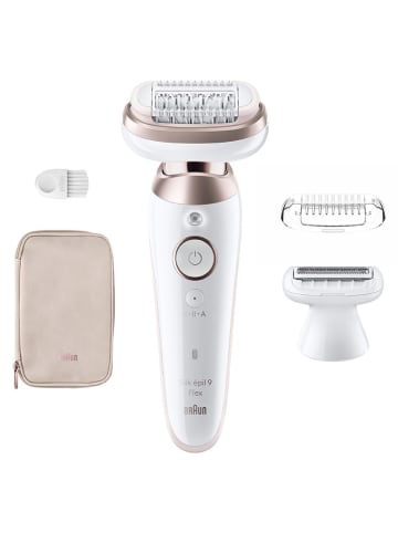 Braun Epilierer "Silk-épil 9-030 3D" in Weiß/ Rosa