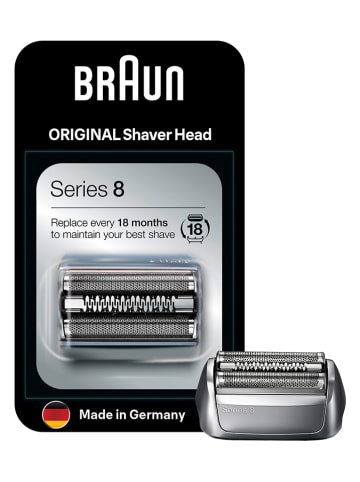 Braun Ersatz-Scherkopf "Series 8" in Silber