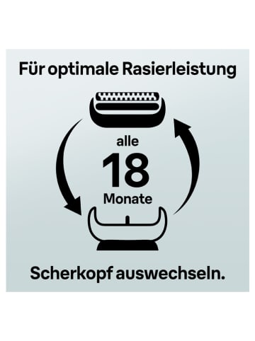 Braun Scheermes "Series 8" zilverkleurig