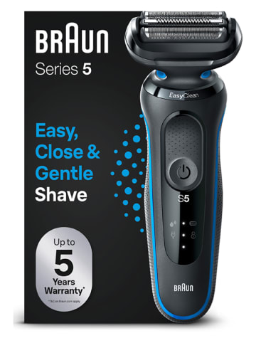 Braun Elektrorasierer "Series 5 51-B1000s" in Schwarz/ Dunkelblau