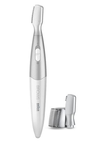 Braun Mini-Präzisionstrimmer "Silk-épil Styler FG1106" in Weiß/ Silber