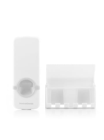 InnovaGoods Dozownik w kolorze białym na pastę do zębów - 11,5 x 5,5 cm
