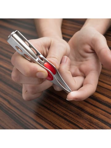 InnovaGoods Pęseta do depilacji LED w kolorze srebrnym