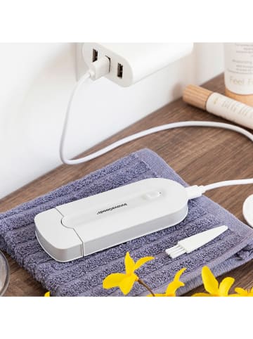 InnovaGoods LED-Mini-Rasierer in Weiß