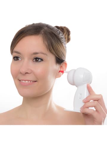 InnovaGoods Urządzenie w kolorze białym do czyszczenia uszu