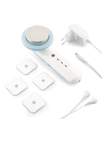 InnovaGoods Ultraschall Massagegerät in Weiß - (B)7,5 x (H)18 x (T)5 cm