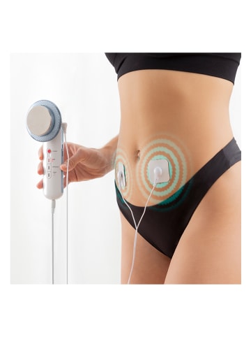 InnovaGoods Ultraschall Massagegerät in Weiß - (B)7,5 x (H)18 x (T)5 cm
