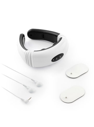 InnovaGoods Masażer karku w kolorze białym - 17 x 14 x 5 cm