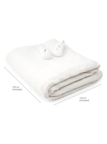 InnovaGoods Nakładka termiczna w kolorze białym na materac