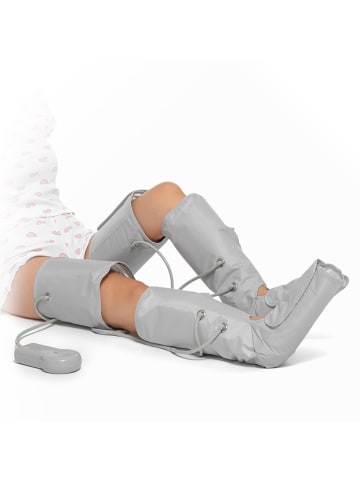 InnovaGoods Masażer do nóg w kolorze szarym z kompresją powietrza