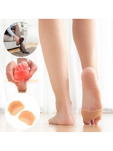 InnovaGoods 2er-Set: Mittelfußpolster "SilStep" - (L)7,5 x (B)6 cm