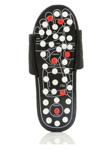 InnovaGoods Klapki w kolorze czarnym do akupresury