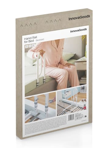 InnovaGoods Urządzenie zabezpieczające do łóżka w kolorze jasnoszarym