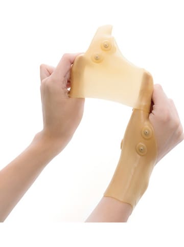 InnovaGoods 2er-Set: Handgelenk-Gel-Pads in Beige