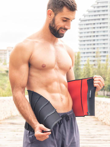 InnovaGoods Schlankheits-Sportmieder in Schwarz mit Sauna-Effekt - (L)94 x (B)26 cm
