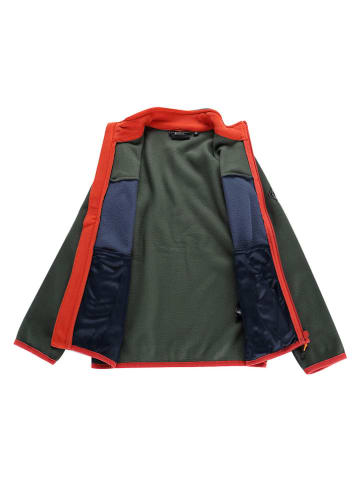 Alpine Pro Fleecejacke "Siuso 3" in Dunkelblau/ Grün