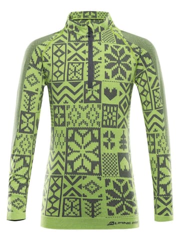 Alpine Pro Podkoszulek funkcyjny "Seamo" w kolorze zielonym