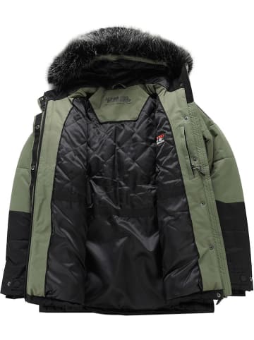 Alpine Pro Winterjacke "Egypa" in Khaki/ Schwarz