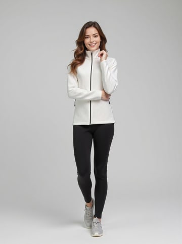 Alpine Pro Fleecejacke "Dozera 2" in Weiß