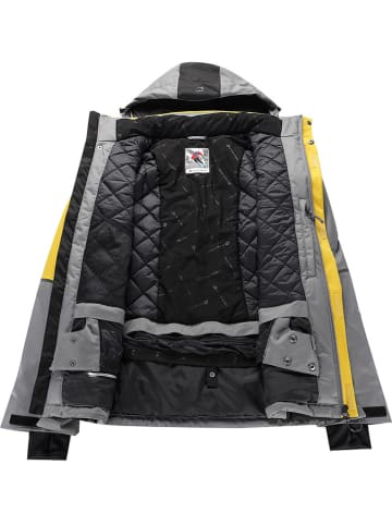 Alpine Pro Ski-/ Snowboardjacke "Dear 2" in Gelb/ Grau