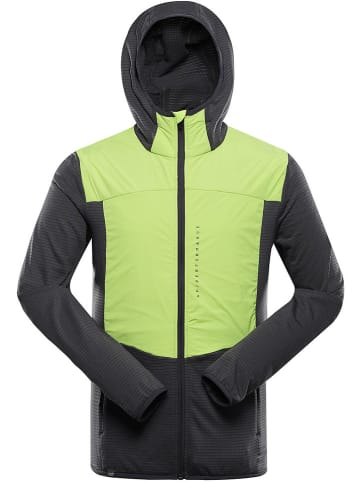 Alpine Pro Fleecejacke "Zoll" in Anthrazit/ Hellgrün