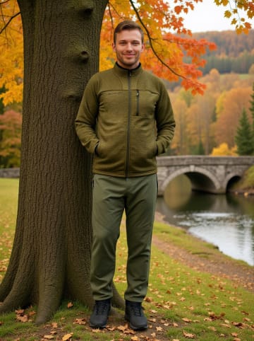 Alpine Pro Fleecejacke "Onnec 3" in Grün