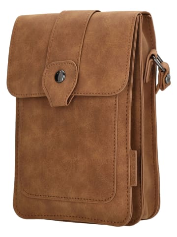 Beagles Handytasche in Hellbraun - (B)13 x (H)19 x (T)3 cm