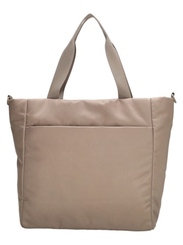 Beagles Shopper bag w kolorze beżowym - 43 x 33 x 15 cm