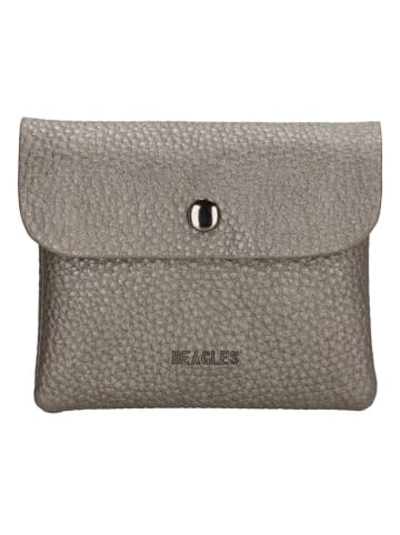 Beagles Portfel w kolorze srebrnym - 10 x 2,5 cm