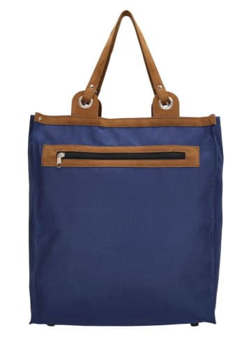 Beagles Shopper bag w kolorze granatowym - 36 x 41 x 17 cm
