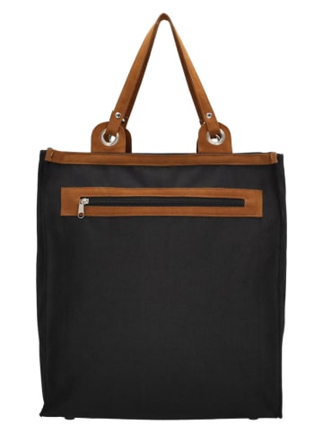 Beagles Shopper in Schwarz - (B)36 x (H)41 x (T)17 cm