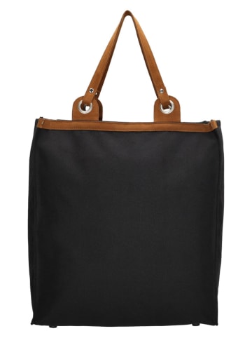 Beagles Shopper zwart - (B)36 x (H)41 x (D)17 cm