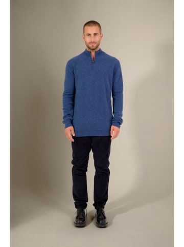 Perfect Cashmere Kasjmieren trui "Lucas" blauw