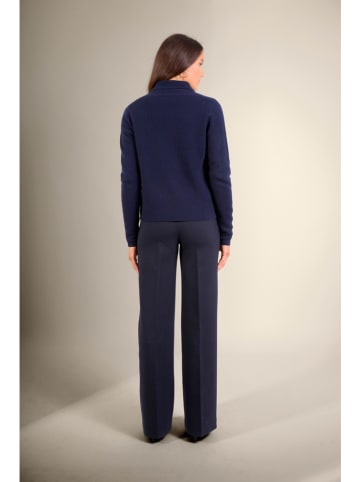 Perfect Cashmere Kaszmirowy kardigan "Mila" w kolorze granatowym