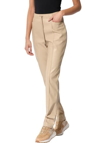 WITT WEIDEN Kunstlederhose in Beige
