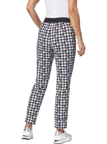 WITT WEIDEN Sweatbroek zwart/wit