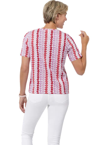 WITT WEIDEN Shirt rood/paars/wit