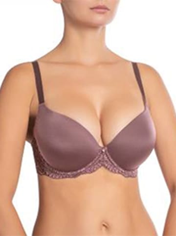 NIKOL DJUMON Biustonosz push-up w kolorze brązowym