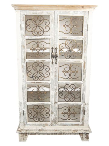 Clayre & Eef Kast wit - (B)74 x (H)131 x (D)37 cm