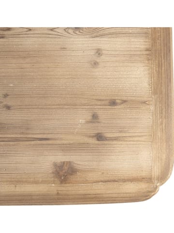 Clayre & Eef Wandtisch in Hellbraun/ Weiß - (B)157 x (H)86 x (T)40 cm