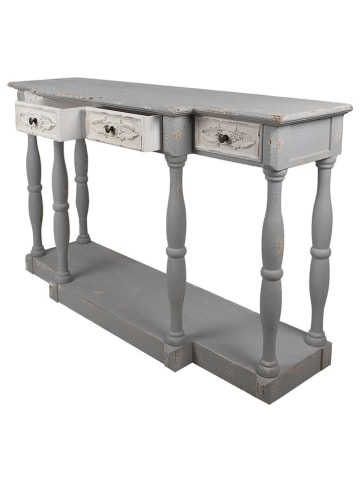 Clayre & Eef Sidetable grijs - (B)142 x (H)85 x (D)42 cm