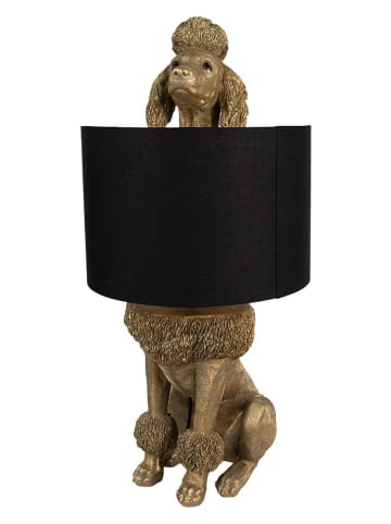 Clayre & Eef Tischleuchte in Schwarz/ Gold - (B)30 x (H)57 x (T)28 cm