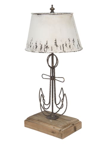 Clayre & Eef Tafellamp wit - (H)79 x Ø 35 cm