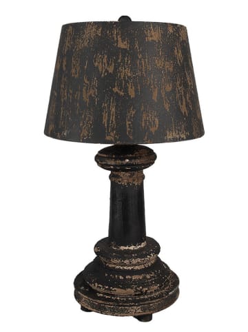 Clayre & Eef Tischleuchte in Schwarz - (H)64 x Ø 35 cm