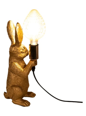 Clayre & Eef Lampa stołowa w kolorze złotym - 17 x 36 x 13 cm