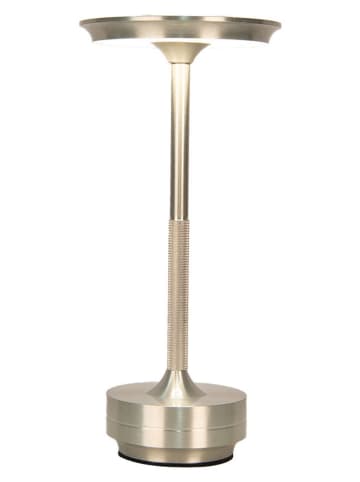 Clayre & Eef Tafellamp zilverkleurig - (H)28 x Ø 13 cm